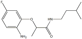 2-(2-amino-5-fluorophenoxy)-N-(3-methylbutyl)propanamide