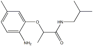 2-(2-amino-5-methylphenoxy)-N-(2-methylpropyl)propanamide|