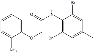 2-(2-aminophenoxy)-N-(2,6-dibromo-4-methylphenyl)acetamide