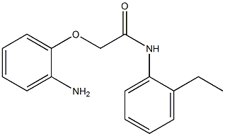 2-(2-aminophenoxy)-N-(2-ethylphenyl)acetamide Structure