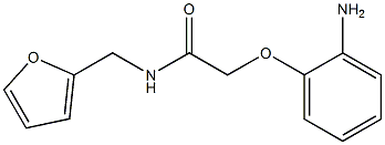 2-(2-aminophenoxy)-N-(2-furylmethyl)acetamide Structure