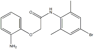 2-(2-aminophenoxy)-N-(4-bromo-2,6-dimethylphenyl)acetamide Structure