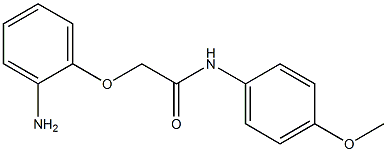 2-(2-aminophenoxy)-N-(4-methoxyphenyl)acetamide,,结构式