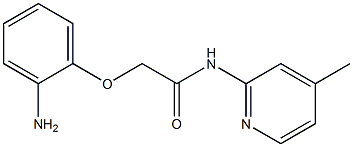  2-(2-aminophenoxy)-N-(4-methylpyridin-2-yl)acetamide