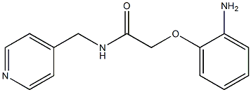 2-(2-aminophenoxy)-N-(pyridin-4-ylmethyl)acetamide|