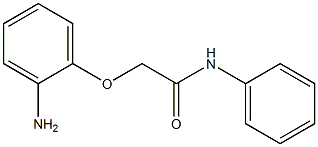 2-(2-aminophenoxy)-N-phenylacetamide,,结构式