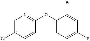 2-(2-bromo-4-fluorophenoxy)-5-chloropyridine Structure