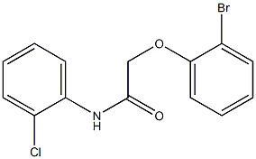 2-(2-bromophenoxy)-N-(2-chlorophenyl)acetamide