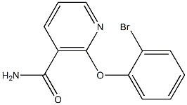 2-(2-bromophenoxy)nicotinamide Structure