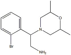 2-(2-bromophenyl)-2-(2,6-dimethylmorpholin-4-yl)ethanamine