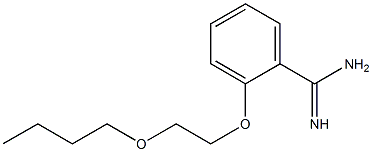 2-(2-butoxyethoxy)benzene-1-carboximidamide 化学構造式