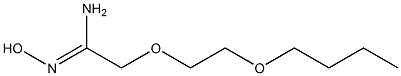 2-(2-butoxyethoxy)-N'-hydroxyethanimidamide Struktur