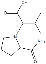 2-(2-carbamoylpyrrolidin-1-yl)-3-methylbutanoic acid|