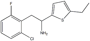 2-(2-chloro-6-fluorophenyl)-1-(5-ethylthiophen-2-yl)ethan-1-amine