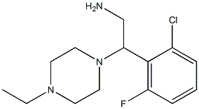  2-(2-chloro-6-fluorophenyl)-2-(4-ethylpiperazin-1-yl)ethanamine