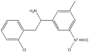 2-(2-chlorophenyl)-1-(3-methyl-5-nitrophenyl)ethan-1-amine