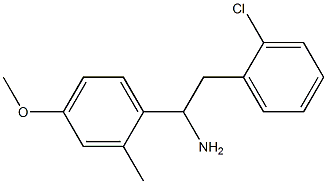 2-(2-chlorophenyl)-1-(4-methoxy-2-methylphenyl)ethan-1-amine|