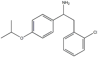 2-(2-chlorophenyl)-1-[4-(propan-2-yloxy)phenyl]ethan-1-amine Structure