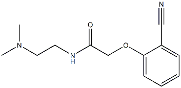 2-(2-cyanophenoxy)-N-[2-(dimethylamino)ethyl]acetamide Structure