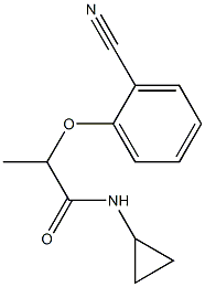 2-(2-cyanophenoxy)-N-cyclopropylpropanamide|