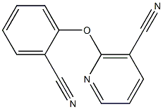 2-(2-cyanophenoxy)nicotinonitrile Structure