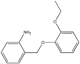 2-(2-ethoxyphenoxymethyl)aniline Structure