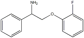 2-(2-fluorophenoxy)-1-phenylethanamine 化学構造式