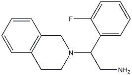  2-(2-fluorophenyl)-2-(1,2,3,4-tetrahydroisoquinolin-2-yl)ethan-1-amine