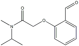 2-(2-formylphenoxy)-N-methyl-N-(propan-2-yl)acetamide 化学構造式