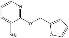 2-(2-furylmethoxy)pyridin-3-amine,,结构式