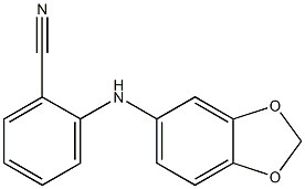 2-(2H-1,3-benzodioxol-5-ylamino)benzonitrile Structure