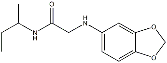 2-(2H-1,3-benzodioxol-5-ylamino)-N-(butan-2-yl)acetamide