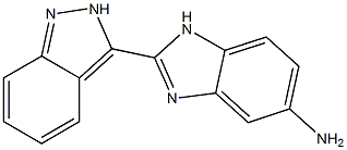 2-(2H-indazol-3-yl)-1H-benzimidazol-5-amine 结构式