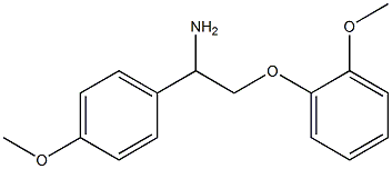 2-(2-methoxyphenoxy)-1-(4-methoxyphenyl)ethanamine