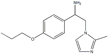 2-(2-methyl-1H-imidazol-1-yl)-1-(4-propoxyphenyl)ethanamine|