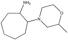 2-(2-methylmorpholin-4-yl)cycloheptanamine Structure