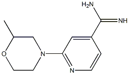 2-(2-methylmorpholin-4-yl)pyridine-4-carboximidamide