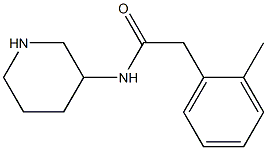 2-(2-methylphenyl)-N-(piperidin-3-yl)acetamide Structure