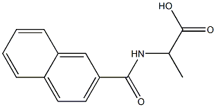 2-(2-naphthoylamino)propanoic acid Structure