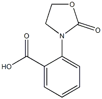 2-(2-oxo-1,3-oxazolidin-3-yl)benzoic acid,,结构式