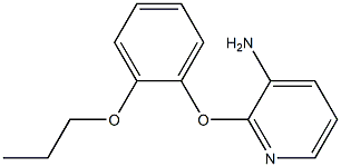 2-(2-propoxyphenoxy)pyridin-3-amine 结构式