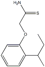 2-(2-sec-butylphenoxy)ethanethioamide 结构式