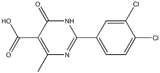 2-(3,4-dichlorophenyl)-4-methyl-6-oxo-1,6-dihydropyrimidine-5-carboxylic acid