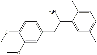  2-(3,4-dimethoxyphenyl)-1-(2,5-dimethylphenyl)ethan-1-amine