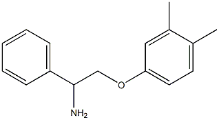 2-(3,4-dimethylphenoxy)-1-phenylethanamine Structure