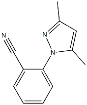 2-(3,5-dimethyl-1H-pyrazol-1-yl)benzonitrile 结构式
