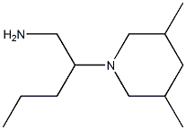 2-(3,5-dimethylpiperidin-1-yl)pentan-1-amine,,结构式