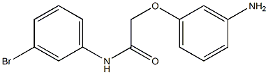 2-(3-aminophenoxy)-N-(3-bromophenyl)acetamide