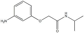 2-(3-aminophenoxy)-N-isopropylacetamide 结构式