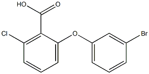 2-(3-bromophenoxy)-6-chlorobenzoic acid